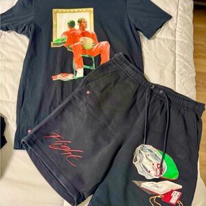 Jordan Artist Series T-shirt and shorts set- Men’s M